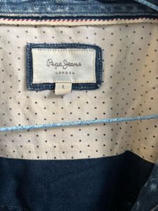 Men's Acid Wash Denim Shirt