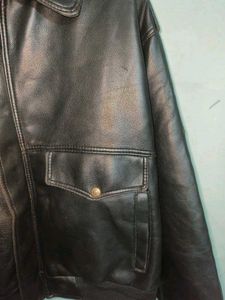 vintage heavy A-2 style Leather Bomber Jacket