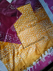 Batik Print Dupatta Set