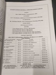 Class XII Computer Science Support Material