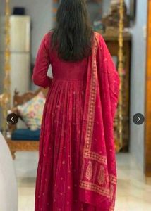 Elegant Pink Kurta Pant dupatta set
