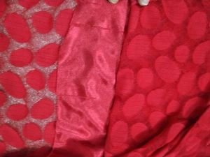 Chic Red Textured Mini Dress