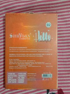 Shryoan Cosmetics 7 Color Eyeshadow Palette