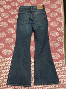 Levi's Flared Blue Jeans
