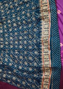 Elegant Teal Embroidered Lehenga Set