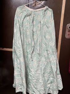 Beautiful Mint Green Ethnic Skirt