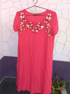 Pink Color Kurta