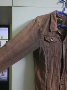 The Roadster Men Brown Denim Jacket