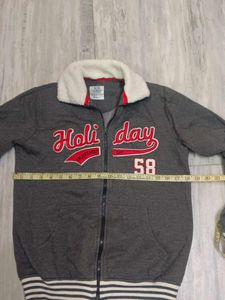 Holiday Zip-Up Jacket