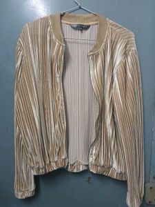 Plush Velvet Bomber Jacket