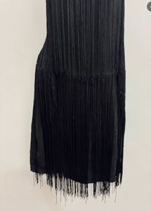 Black Fringe  Dress