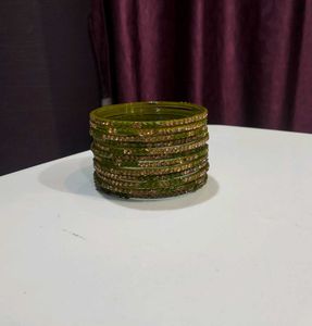 Premium Glass Bangles + Earrings Combo | New
