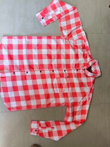 Originals New Red & White Checkered Shirt XXL