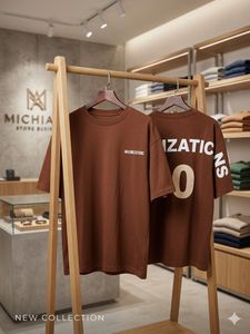 Brown Graphic Print T-Shirt