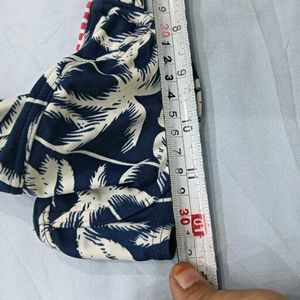 ⚛️ Tropical Print Bikini Top