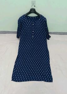 Stylish Blue Printed Kurta