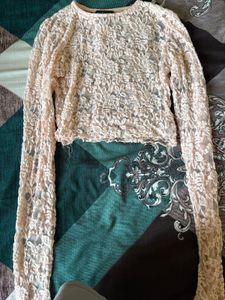 Elegant Lace Long Sleeve Top
