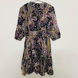 Boho Paisley Print Dress 🥰