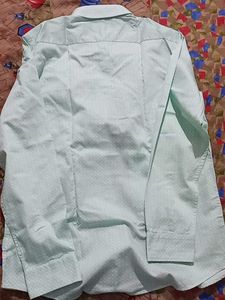Blackeberrys Light Green Patterned Shirt