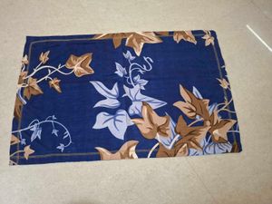 Blue Floral  Double Bed Sheet
