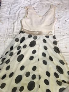 Chic Polka Dot Midi Dress
