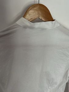 Chic White Button-Up Blouse