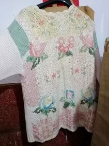 Floral Knit Cardigan
