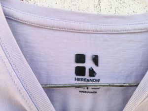 Here &amp; NOW Women Lavender T Shirt