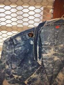 Vintage Y2k Stylish Acid Wash Denim Jacket