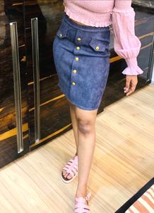 Leather Swade Skirt
