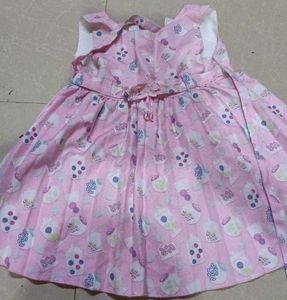 Cute Pink Cartoon Dress