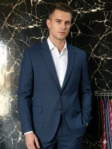 Men's Navy Blue Suit