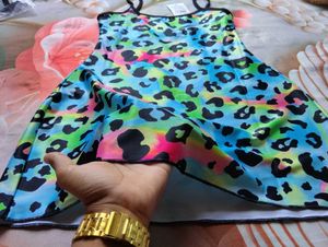 Funky Leopard Print Mini Dress