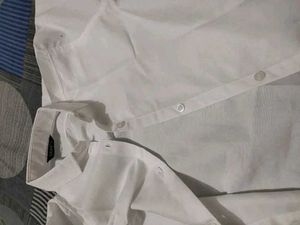 Classic White Button-Down Shirt