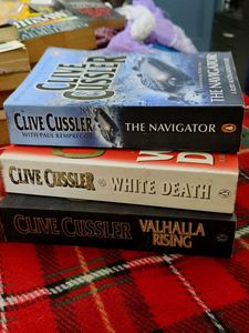 Clive Cussler Book Lot of 3
