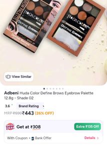 Huda Color Define Brows Eyebrow Palette