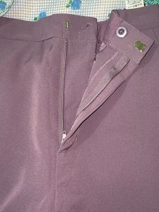Purple Flared Pants
