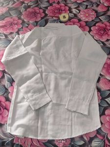 Classic White Men's Shirt