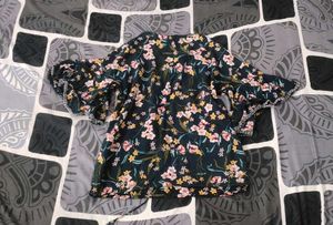 Floral Print Peplum Top🌷