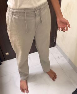 Men's Casual Khaki Drawstring lounge Pants