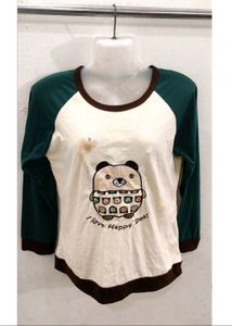 Beautiful Panda Top For Girls Length 24