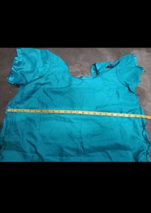 Shiny Teal Kurti