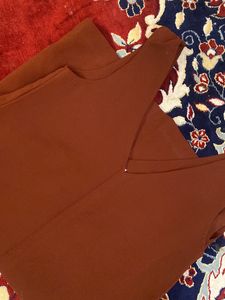 Brown Cinema Club Top With Pockets