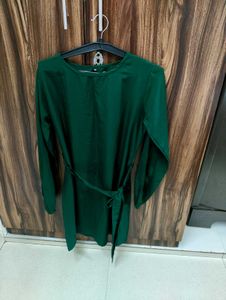 Emerald Green Long Sleeve Dress
