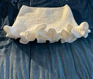 Crochet Knit Mini skirt