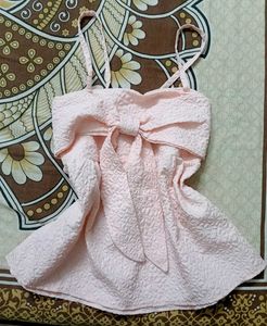 cute pink bow top for summers