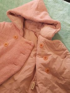 Baby Girl Pink Hooded Jacket