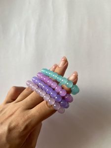 Glass Beaded Bracelets Set