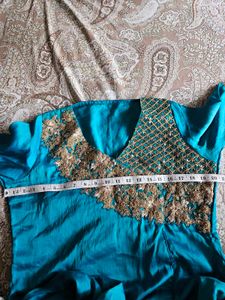 2 in1 gown cum full suit set