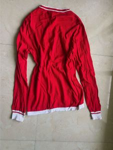 Red Dog Applique Sweater